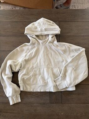lululemon athletica Cream Hooded Pullover